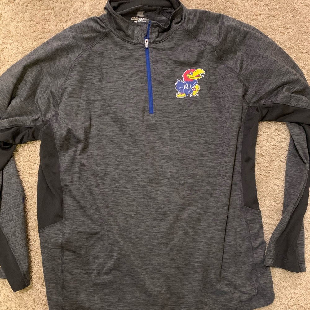 Kansas Jayhawks quarter zip jacket